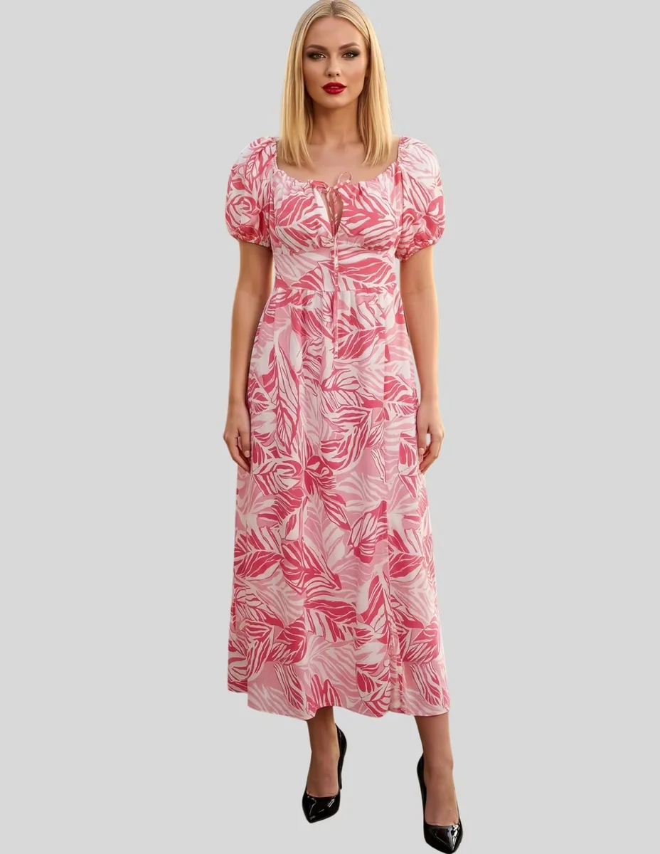 Vestido midi casual para mujer