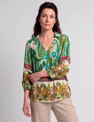 Blusa manga 3/4 para mujer