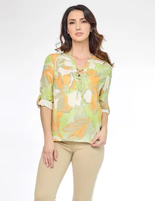 Blusa manga 3/4 para mujer