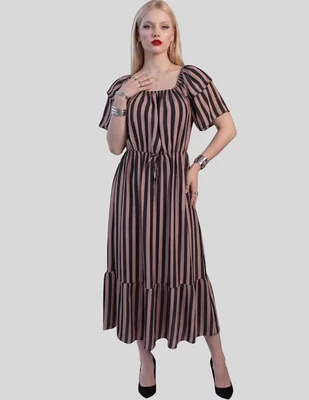 Vestido midi casual para mujer