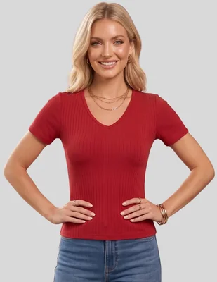 Set blusa manga corta para mujer