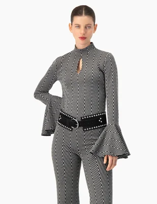 Blusa manga larga para mujer
