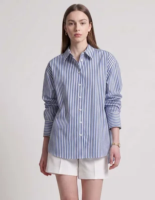 Camisa casual de algodón para mujer