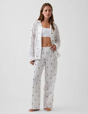 Pantalón pijama de algodón para mujer