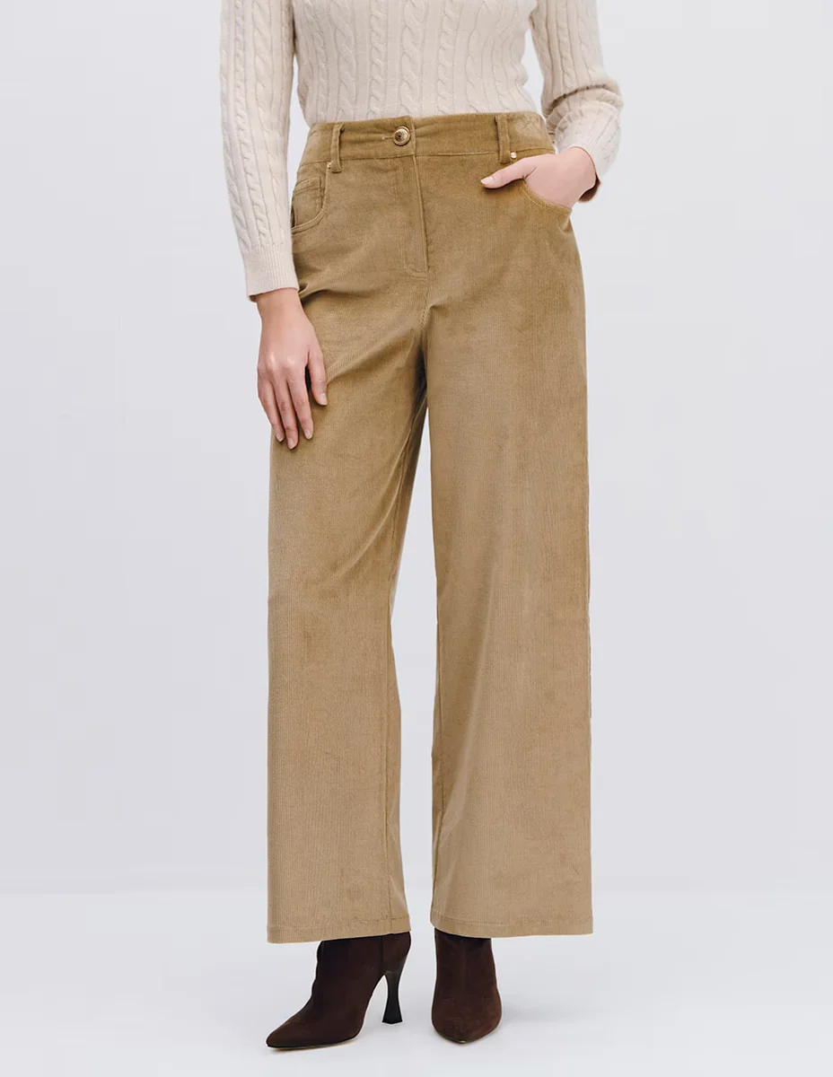 Pantalón Regular KOYA Wide leg para mujer