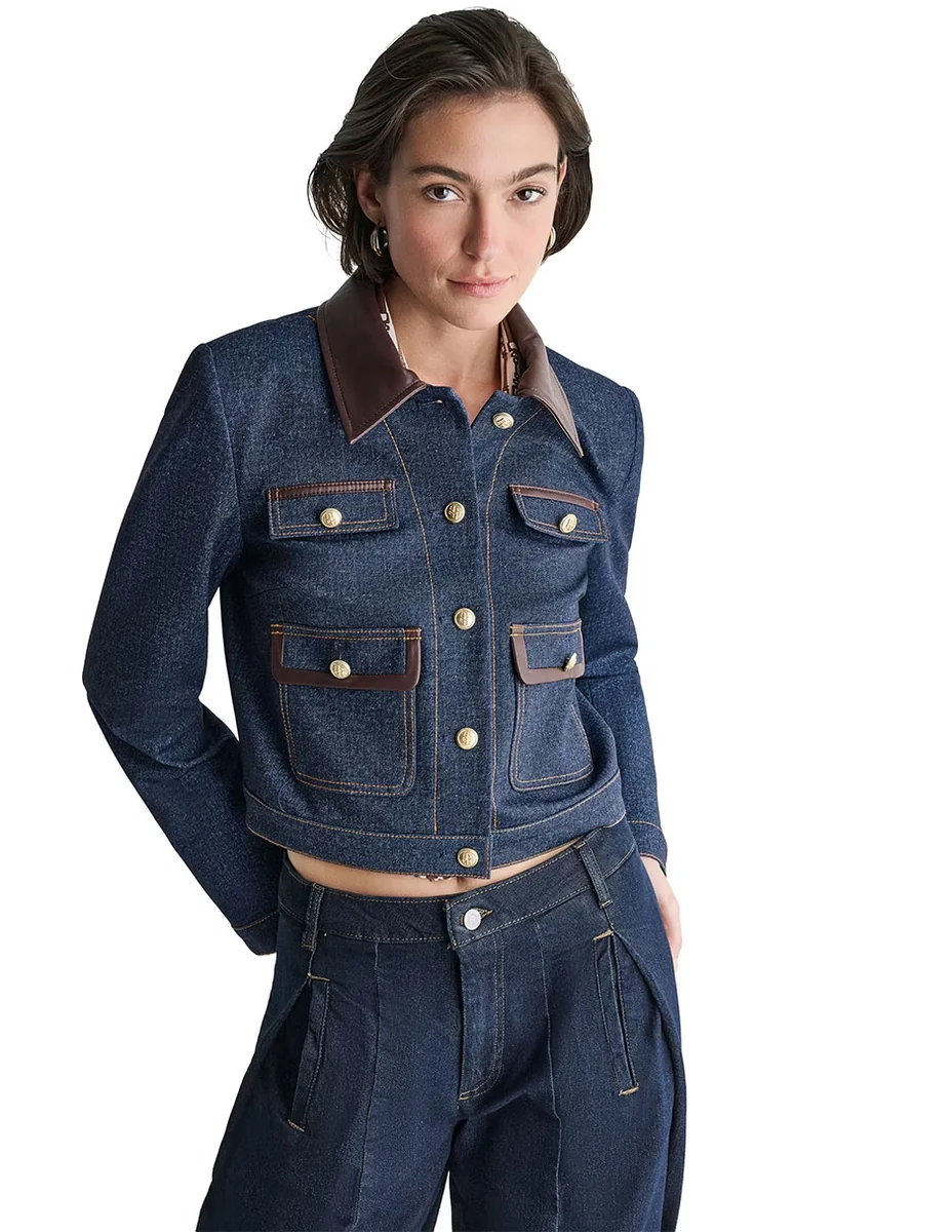 Chamarra denim para mujer