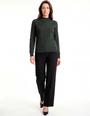 Suéter cuello redondo para mujer