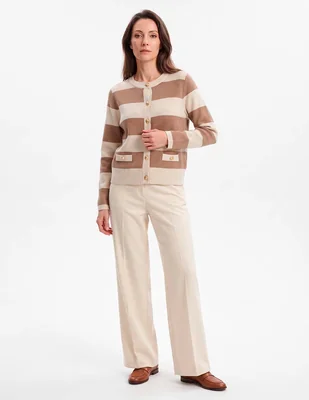 Suéter cuello redondo para mujer