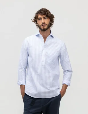 Camisa casual manga larga para hombre