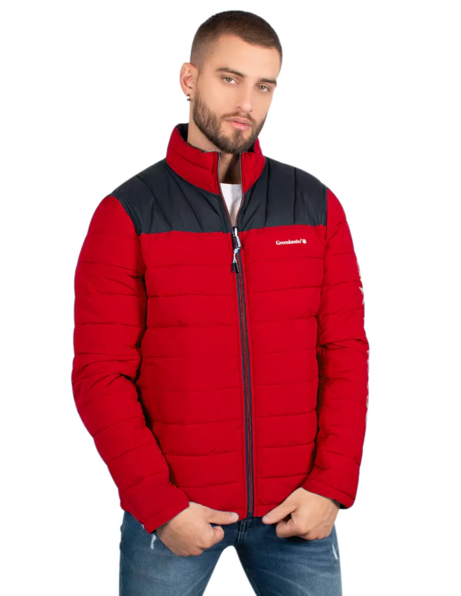 Chamarra casual reversible para hombre