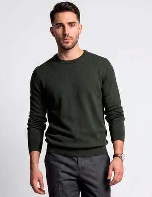 Suéter cuello redondo para hombre