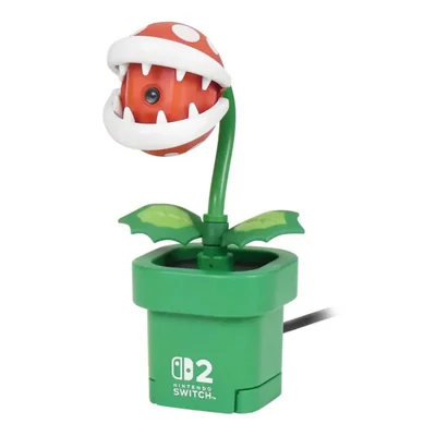 Cámara Hori Piraña Plant para Nintendo Switch 2 - Cámara Planta Piraña - Accesorio Gamer Oficial