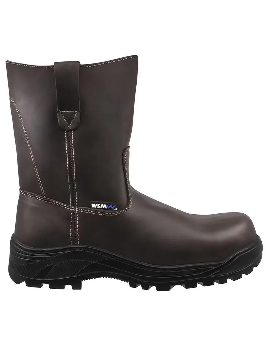 Bota de piel para hombre