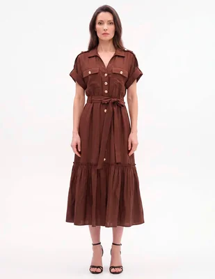 Vestido 3/4 casual para mujer