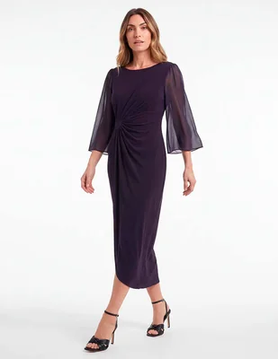 Vestido midi de fiesta