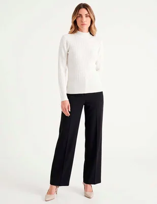 Suéter cuello redondo para mujer