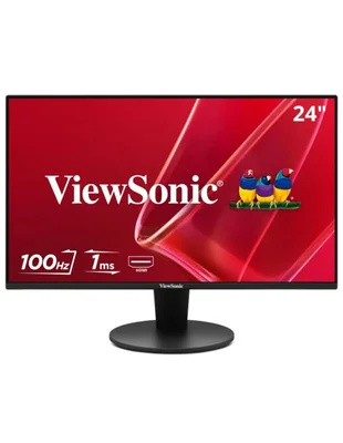 ViewSonic VS2447M Monitor de 24 Pulgadas 1080p con 100Hz, FreeSync, biseles Finos, Cuidado de los Ojos, HDMI, entradas VGA