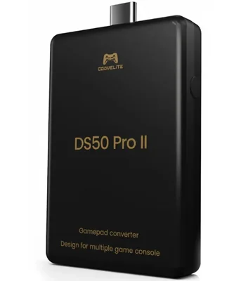 CoovElite Besavior DS50 Pro 2 Convertidor Adaptador Bluetooth Emulador para PS5/PS4/PS3/PC/Switch2/Switch - Compatible con PS5/PS4/Manba One
