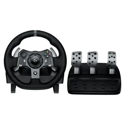 Volante Logitech G920 Driving Force con Pedales para Xbox Series X|S, Xbox One, PC y Mac - Negro