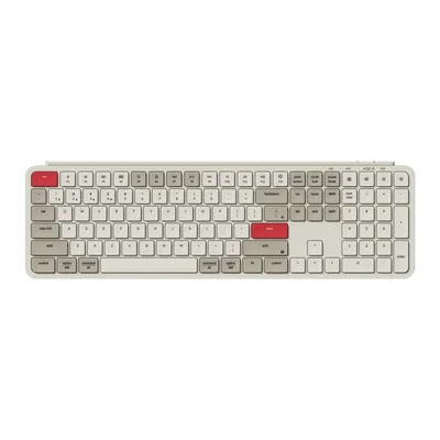 Teclado Keychron B6 Pro Inalámbrico Retro Rojo