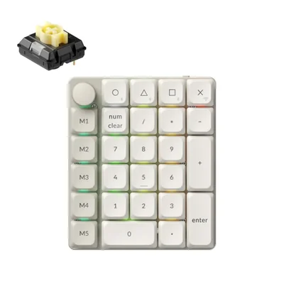 Teclado Numérico Keychron K0 Max QMK Inalámbrico RGB Intercambiable