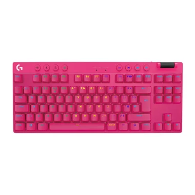 Teclado Logitech G PRO X TKL Inalámbrico Magenta