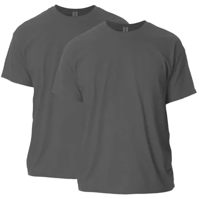 Camiseta Gildan G2000 Ultra Cotton para adulto color gris carbón pack de 2 talla 3XL