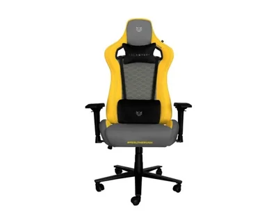 Silla Gamer Balam Rush Br-932875 color Gris/amarillo