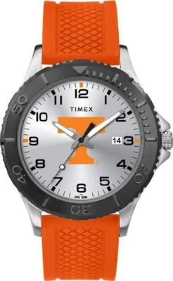 Reloj Timex Tribute 42 mm con correa de silicona naranja