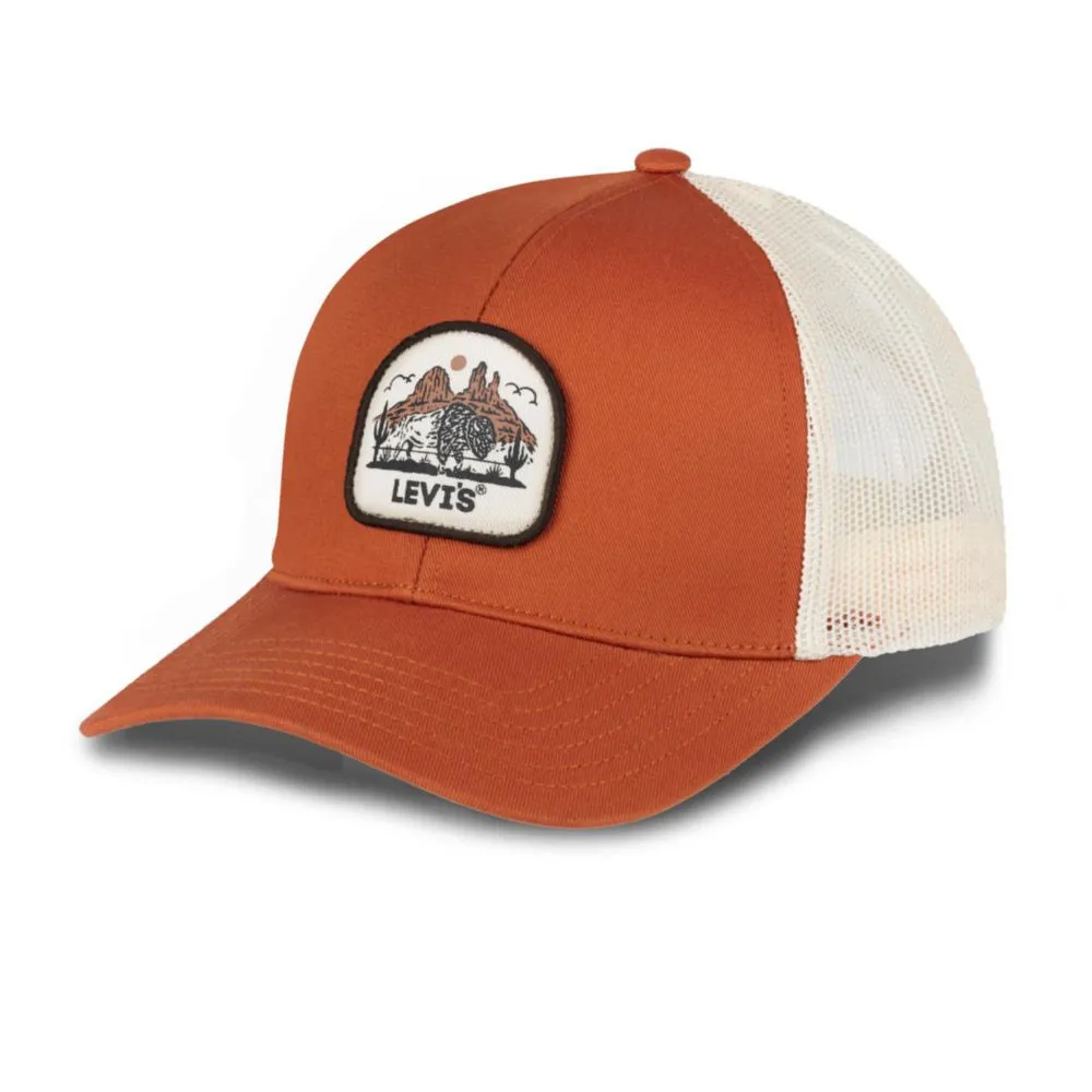 Gorra Trucker Levi's Western Patch Naranja talla única