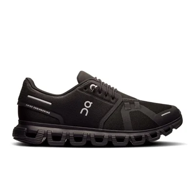On Women Cloud 6 Negro/Negro talla 10 (mediana)