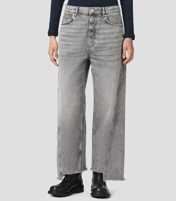 Jeans de corte amplio Mujer
