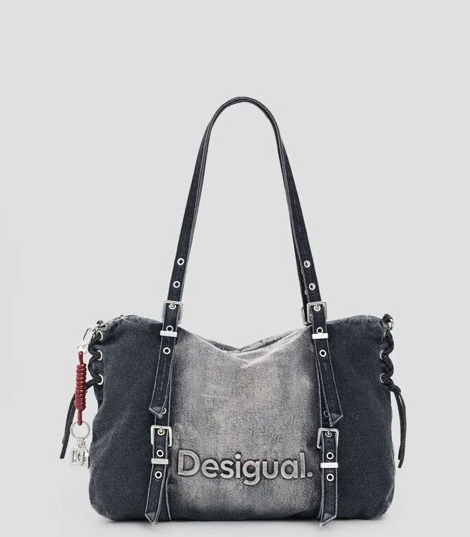 Bolsa shoulder deslavada Mujer