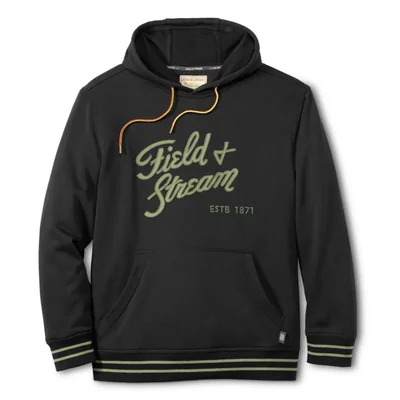 Sudadera con capucha Field & Stream XXL negra de French Terry