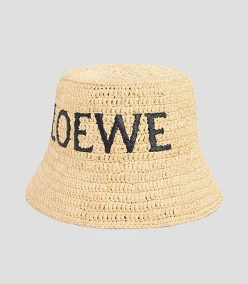Sombrero Bucket con logo liso Mujer