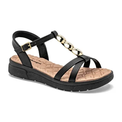 Mora Confort sandalia para mujer negro cod 148753-E