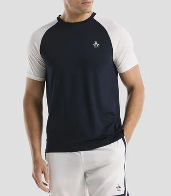 Playera cuello redondo manga corta lisa Hombre