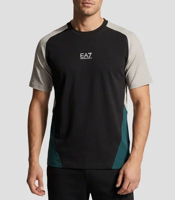 Playera para entrenamiento cuello redondo manga corta lisa Hombre