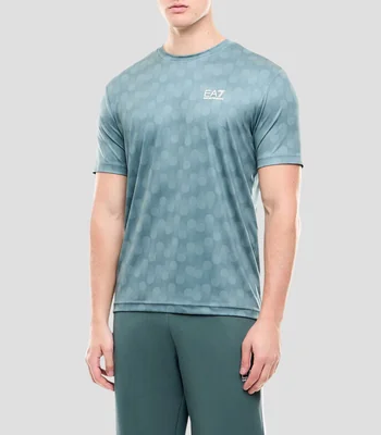 Playera para entrenamiento cuello V manga corta fantasía Hombre
