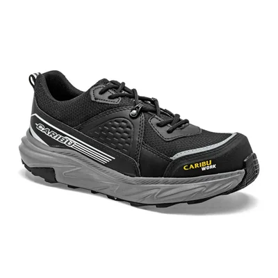 Caribu tenis para hombre negro gris cod 148070-F