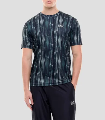 Playera para entrenamiento cuello V manga corta fantasía Hombre