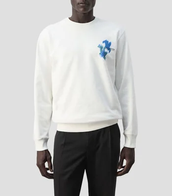 Sudadera cuello redondo manga larga Hombre