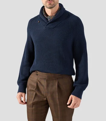 Suéter cuello V Hombre