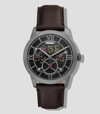 Reloj para Hombre Townsman casual Gris, Marrón