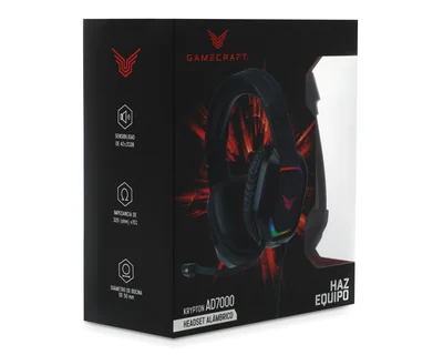 Audífonos de Diadema Gamecraft Krypton AD7000 con Micrófono