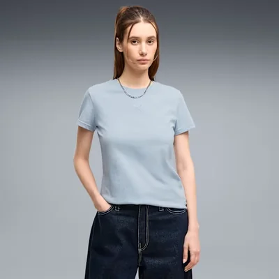 Playera Essentials Cat Logo para mujer