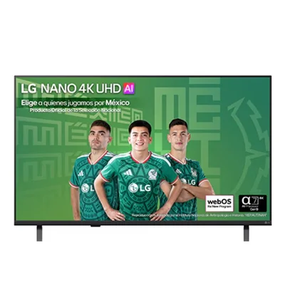 Pantalla LG 43NU850BPSA 43 pulgadas Smart TV Nano 4K webOS AI SYP-Y