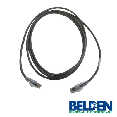 Patch Cord Utp Cat6a Belden Cad1108007 Forro Pvc Gris Cmr-ri