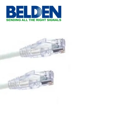 Patch Cord Utp Cat6a Belden Cad1109007 Forro Pvc Blanco Cmr-