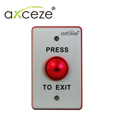Boton Liberador Push Tipo Hongo Axceze Ax-b70r En Aluminio C